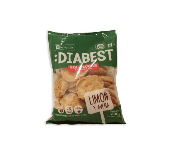 Galletitas Diabest "Integralia" - Limón y Avena