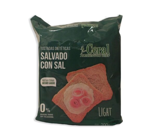 Tostadas Light "Ceral" - Salvado. Con Sal