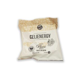 Alfajor "Celienergy" - de Chocolate Blanco a base de harina de nuez.